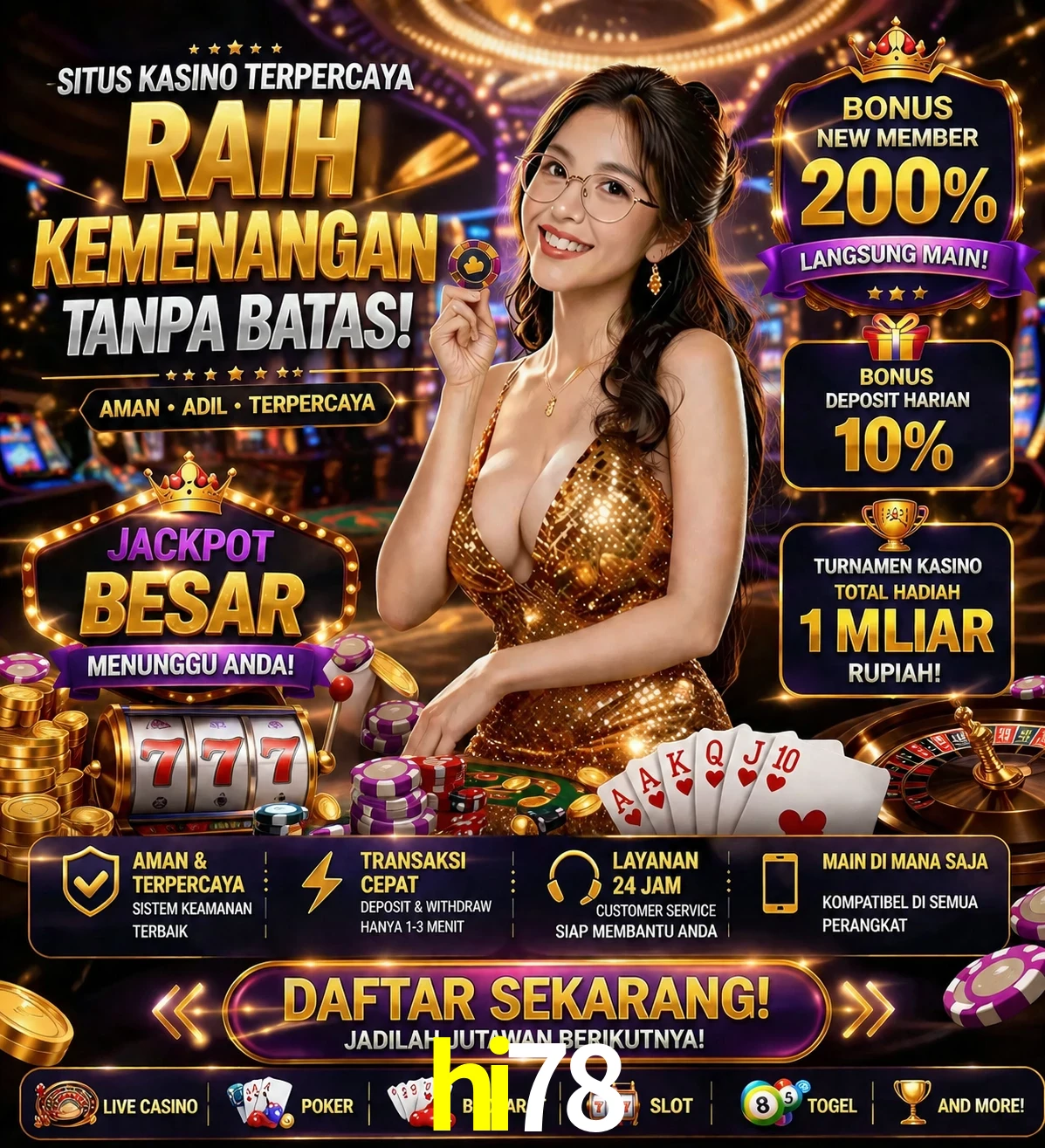 Roleta e blackjack hi78