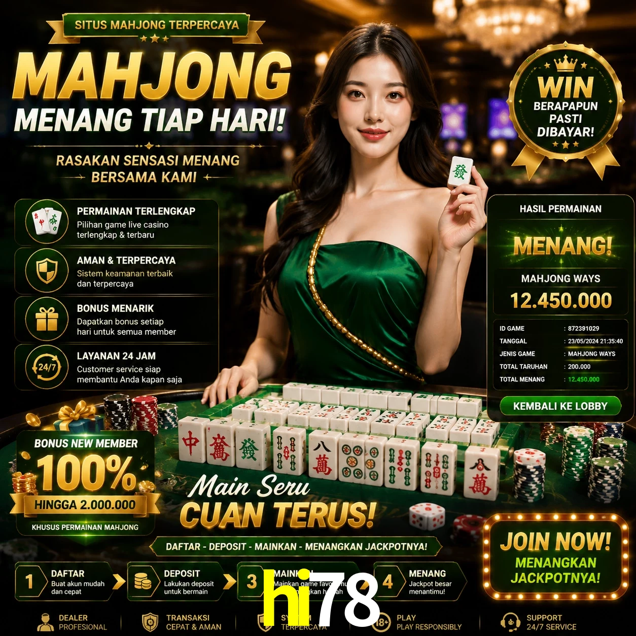 Cashback VIP hi78 - reembolso semanal